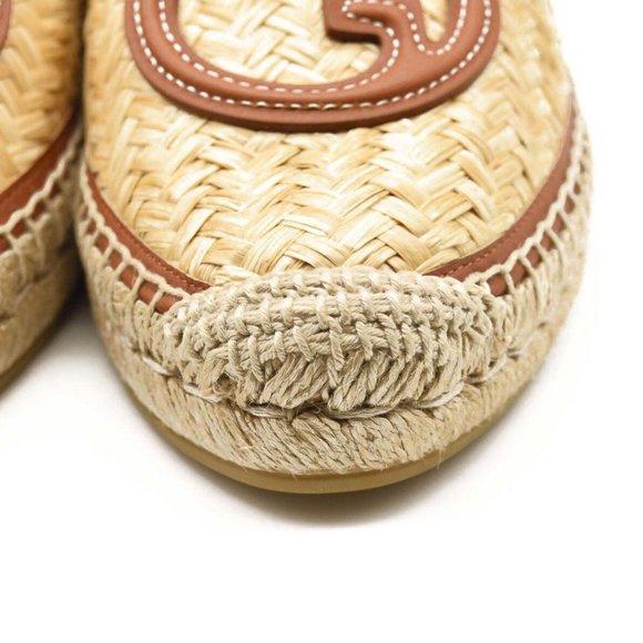 Gucci Adela GG Raffia Espadrilles EU 38 - Picture 6 of 15